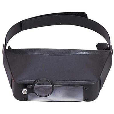 Head Worn Black Magnifier - Adjustable Strap & 3 Levels of Power - MG-09004 - ToolUSA