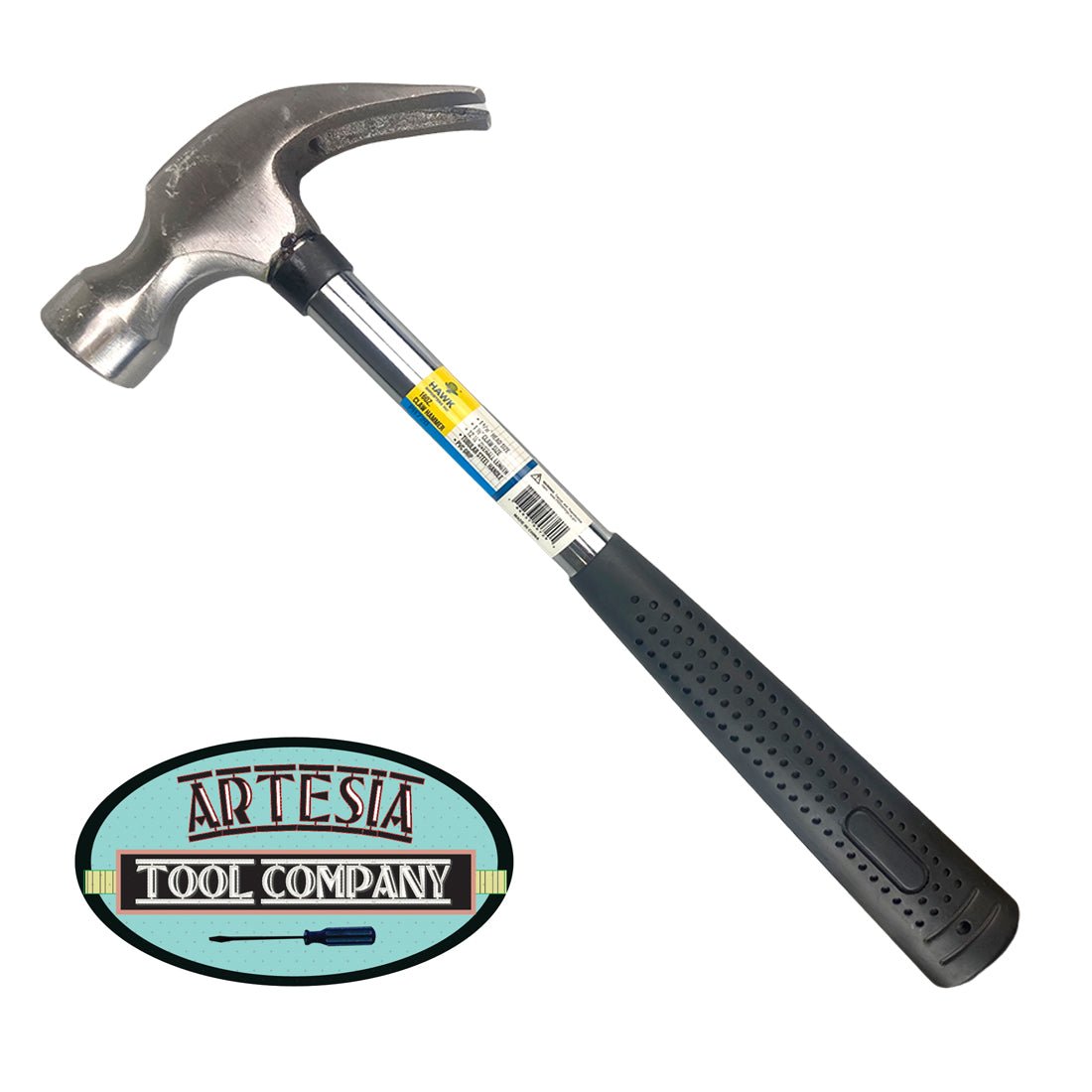 Heavy Duty Forged Metal Claw Hammer With Rubberised Grip -16oz - PH720 - ToolUSA