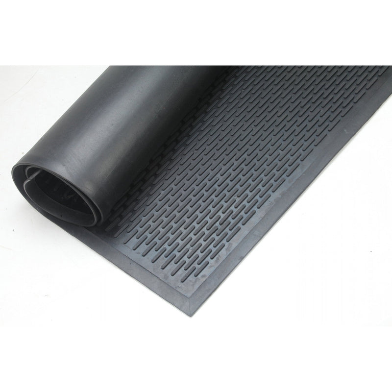 Heavy Duty Industrial Rubber Scraper Mat - DRS-631C - ToolUSA