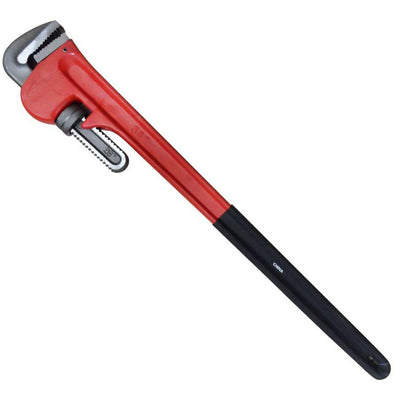 Heavy Duty Steel Pipe Wrench with Adjustment Control - ToolUSA