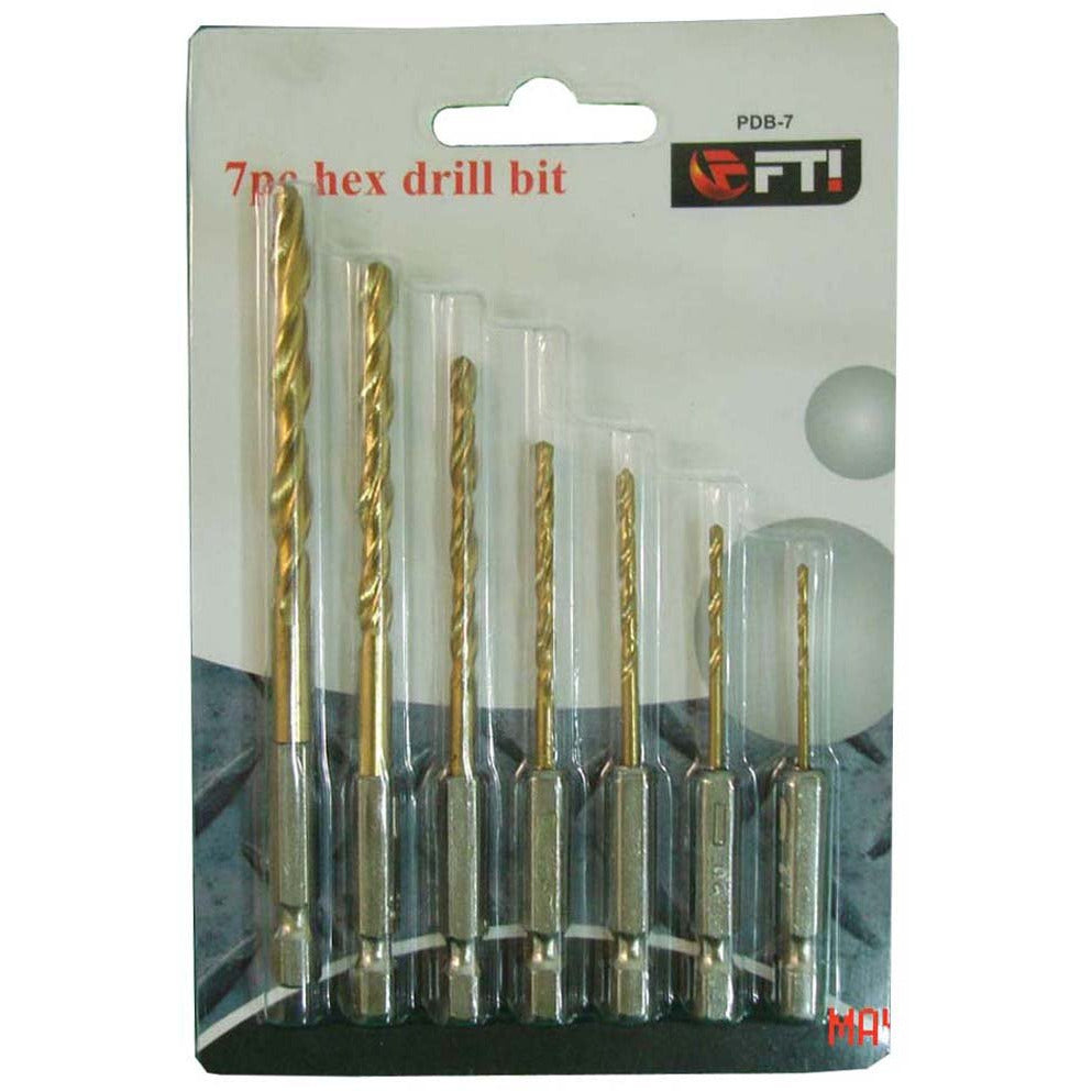 Hex Drill Bit Set - TU-FR-8233 - ToolUSA