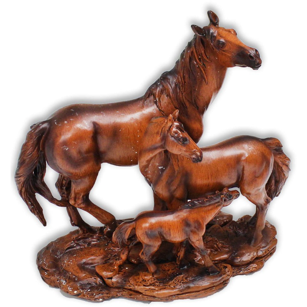 Horses Statuette - Family Depiction - 207-1420-YX - ToolUSA