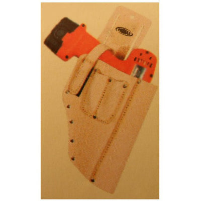 Leather Drill Holster with 7 Pockets on Tool Belt - AT005-H124 - ToolUSA