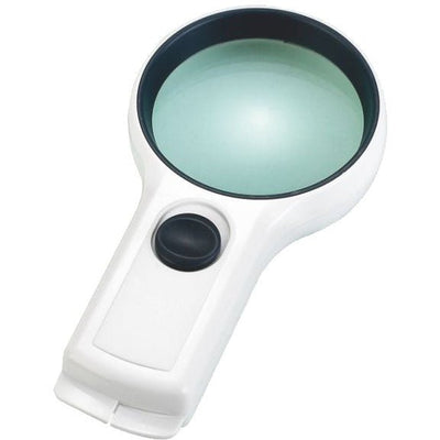 LED Illuminated Pocket Sized Magnifier 4X Power - MG-71259 - ToolUSA