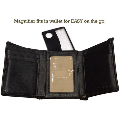 LED Illuminated Wallet Size Magnifier - MG-90554 - ToolUSA