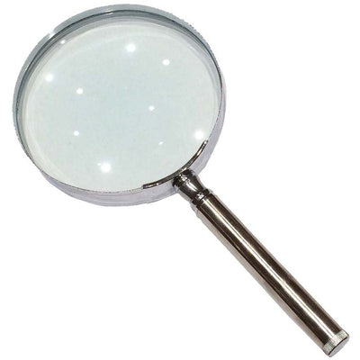 Magnifier 2X Power with Polished Chrome Handle - MG-08550 - ToolUSA