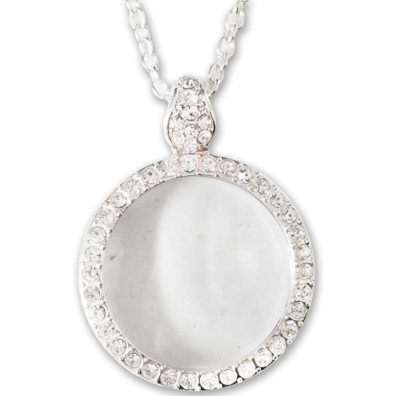 Magnifier Pendant with Faux Gemstones - ToolUSA