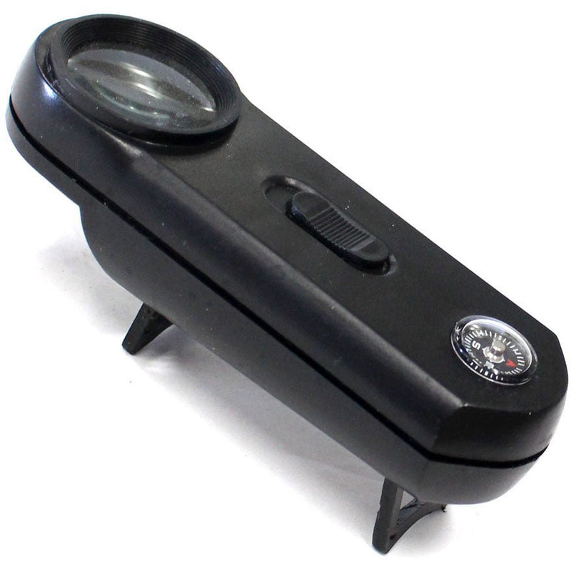 Magnifier with Built-In Compass - 10X Power - MG-02730 - ToolUSA