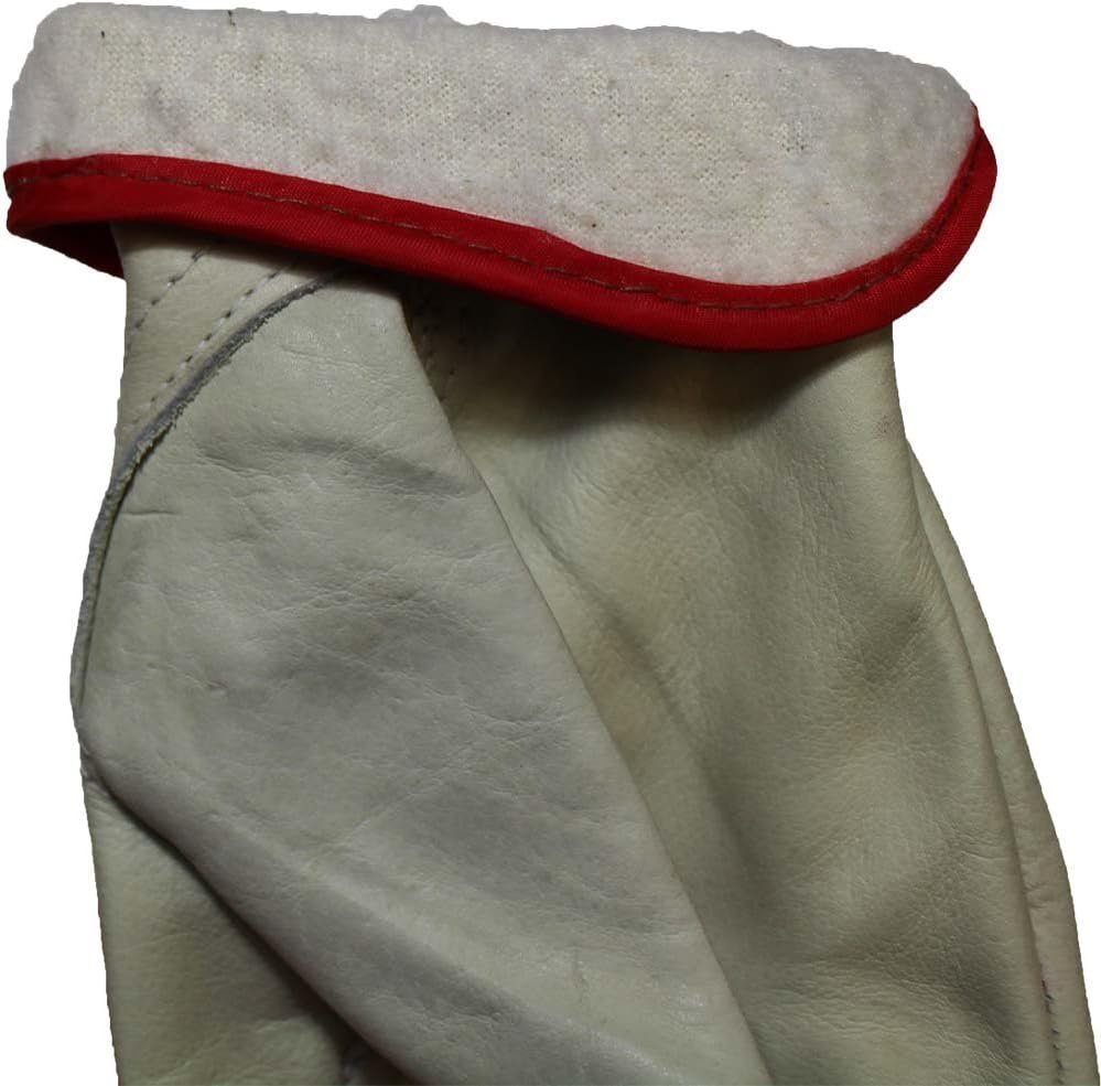 Men's Extra Large Top Grain Cowhide, Fleece Lined Gloves