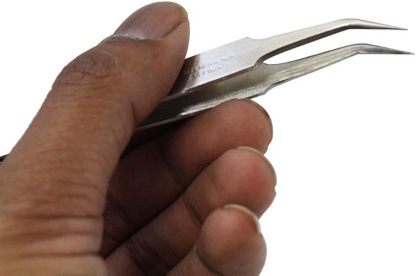 4-3/4 Inch Non Magnetic Tweezers | Needle Tip  - S1-08063
