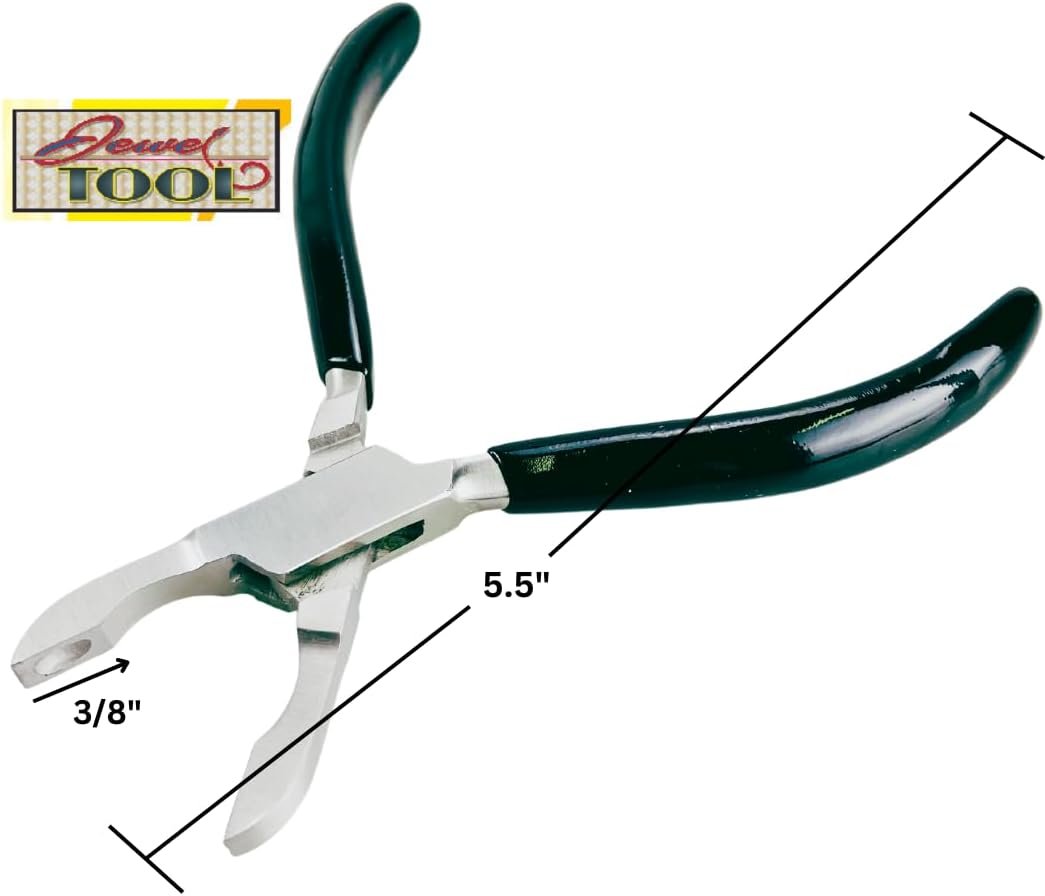 JEWEL TOOL Specialty Loop Closing & Opening Pliers | Great for Holding and Closing Jump Rings, Small Loops and More