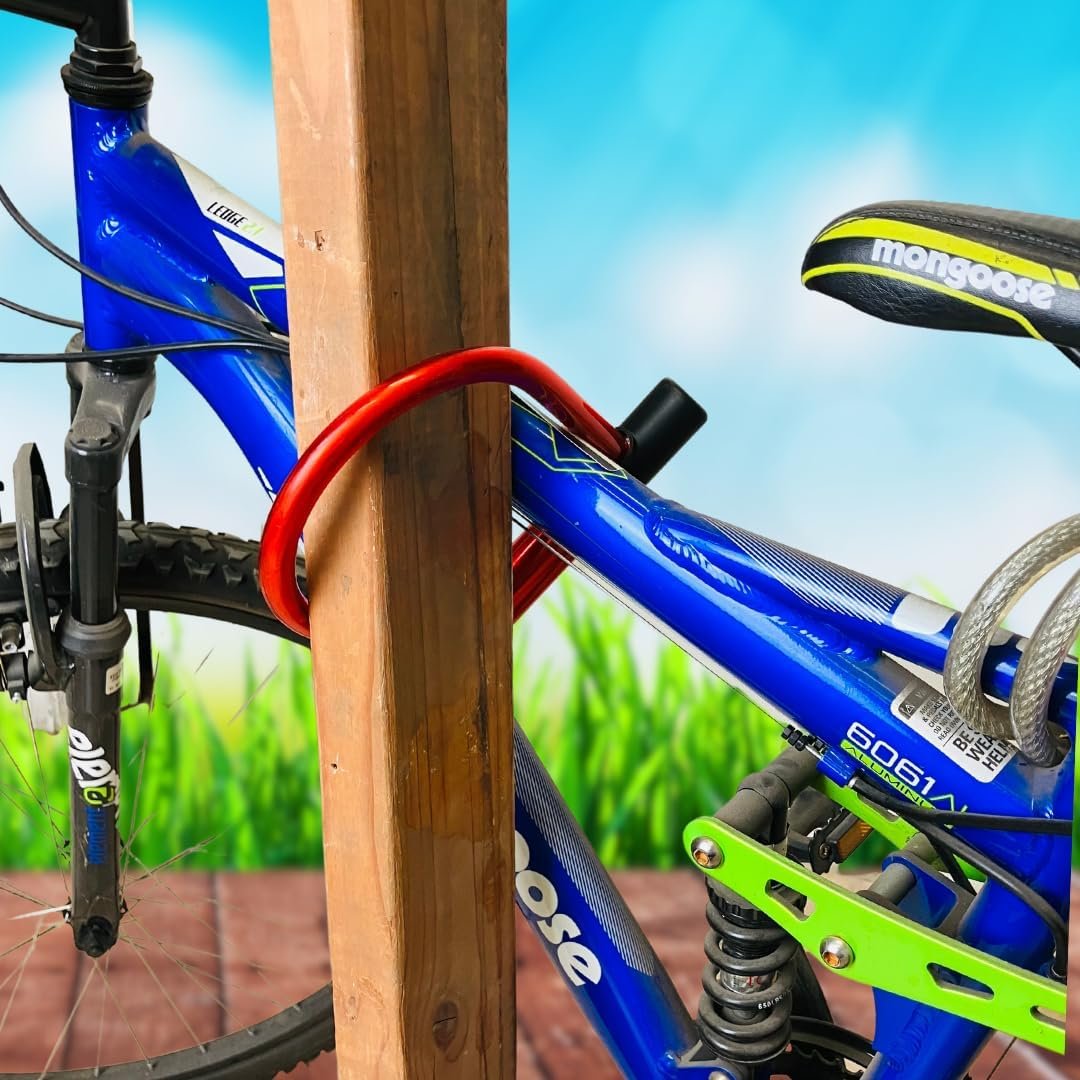 SCURRY U Shape Bicycle Shackle Lock || Secure Your Ride - Road Bikes, Mountain Bikes | 2 Keys