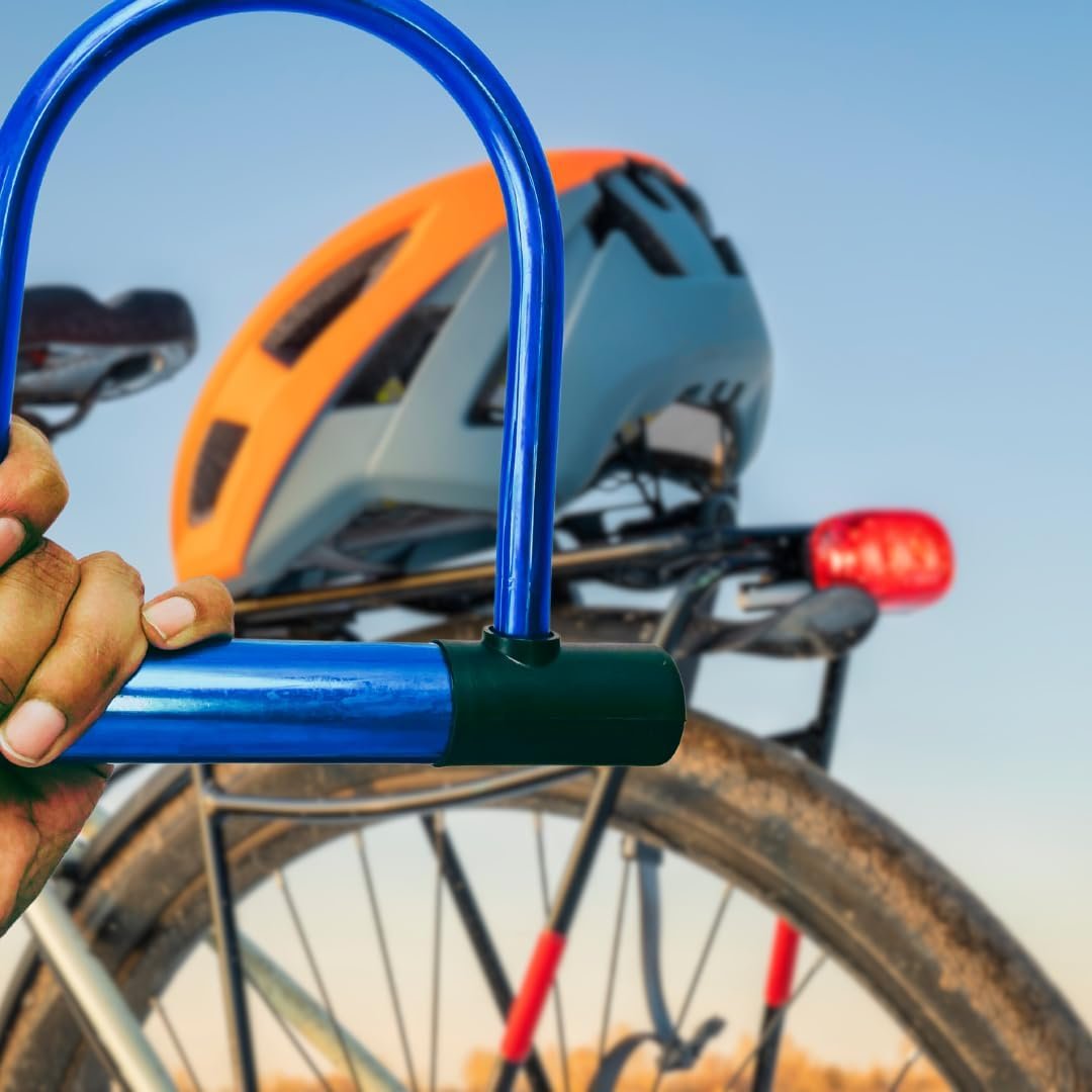 SCURRY U Shape Bicycle Shackle Lock || Secure Your Ride - Road Bikes, Mountain Bikes | 2 Keys