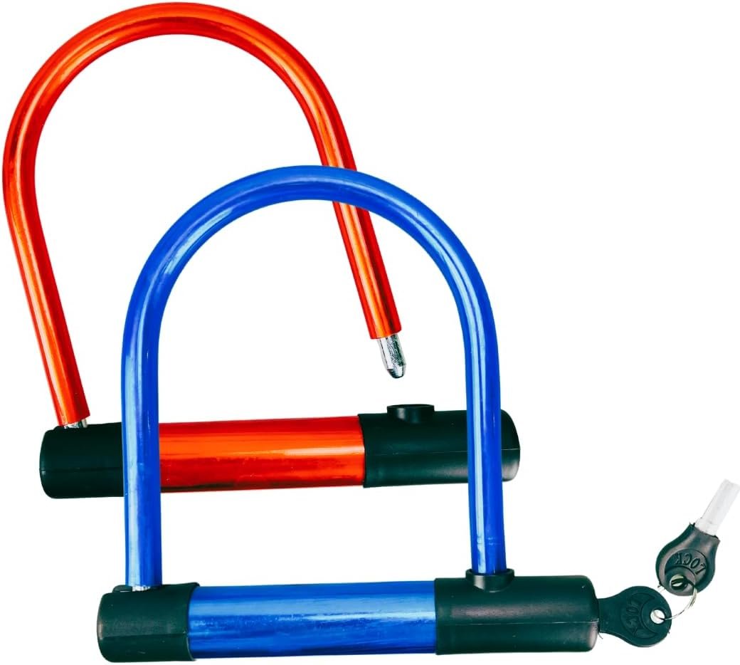 SCURRY U Shape Bicycle Shackle Lock || Secure Your Ride - Road Bikes, Mountain Bikes | 2 Keys