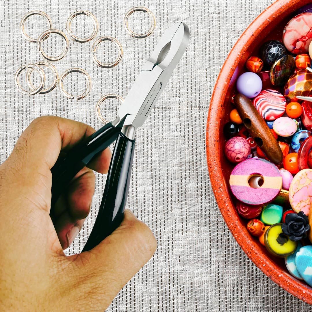 JEWEL TOOL Specialty Loop Closing & Opening Pliers | Great for Holding and Closing Jump Rings, Small Loops and More