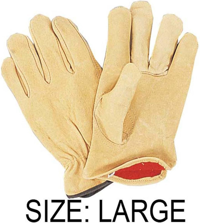 Men's Top Grain, Fully Lined Pig Leather Gloves