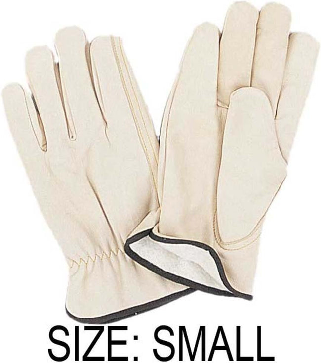 Men's Extra Large Top Grain Cowhide, Fleece Lined Gloves