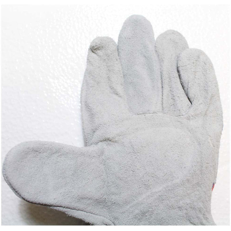 Men's 12 Inch Suede Leather Work Gloves, Extra Long Gauntlet Cuffs - Extra Large (Pack of: 2) - GL-04503-Z02 - ToolUSA