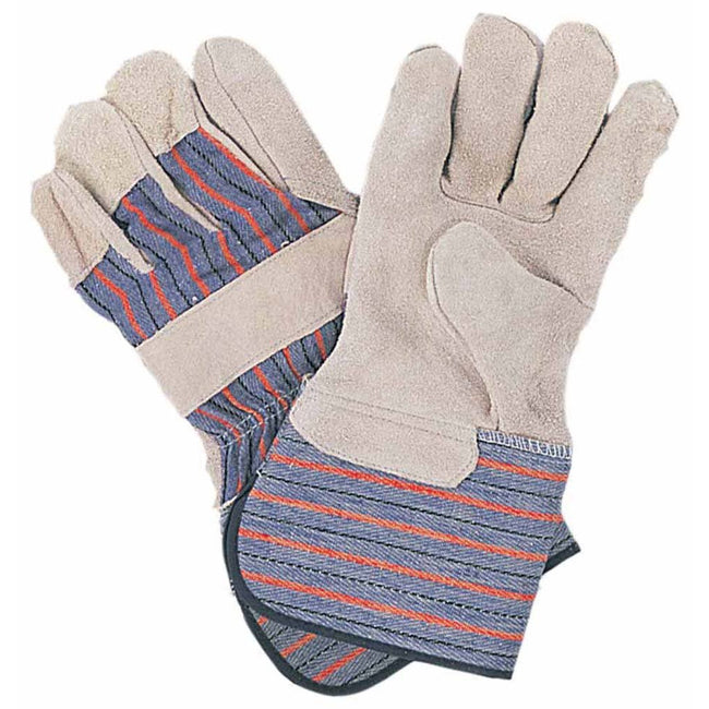 Men's 12 Inch Suede Leather Work Gloves, Extra Long Gauntlet Cuffs - Extra Large (Pack of: 2) - GL-04503-Z02 - ToolUSA