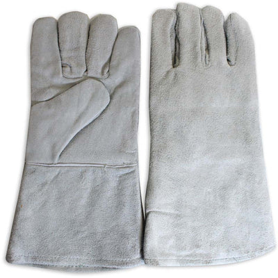 Men's 13" Gray Suede Leather Welding Gloves - ToolUSA