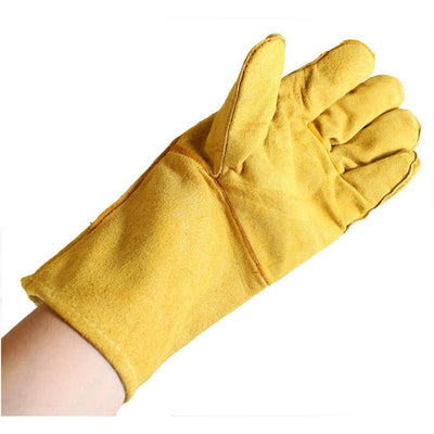 Men's 13 Inch Red Suede Leather Welding Gloves - Extra Large (Pack of: 2) - GL-06015-Z02 - ToolUSA