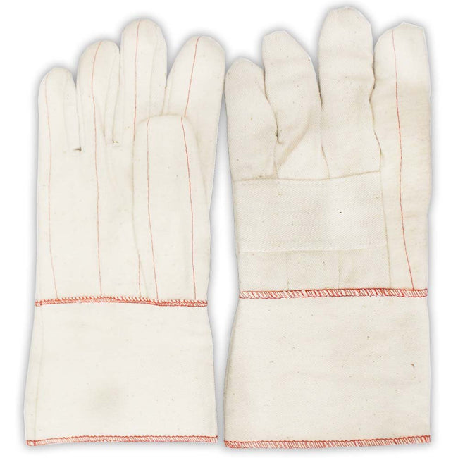 Men's 28 Oz Burlap Linded Hot Mill Gloves with Gauntlet Cuff - Extra Large (Pack of: 6) - GL-18014-Z06 - ToolUSA