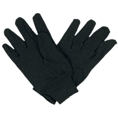 Men's 8 Oz Brown Jersey Gloves with Knit Wrist - Large (Pack of: 12) - GL-07500-Z12 - ToolUSA
