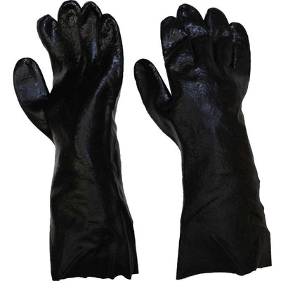 Men's Black 14" PVC Coated Industrial Gloves - ToolUSA
