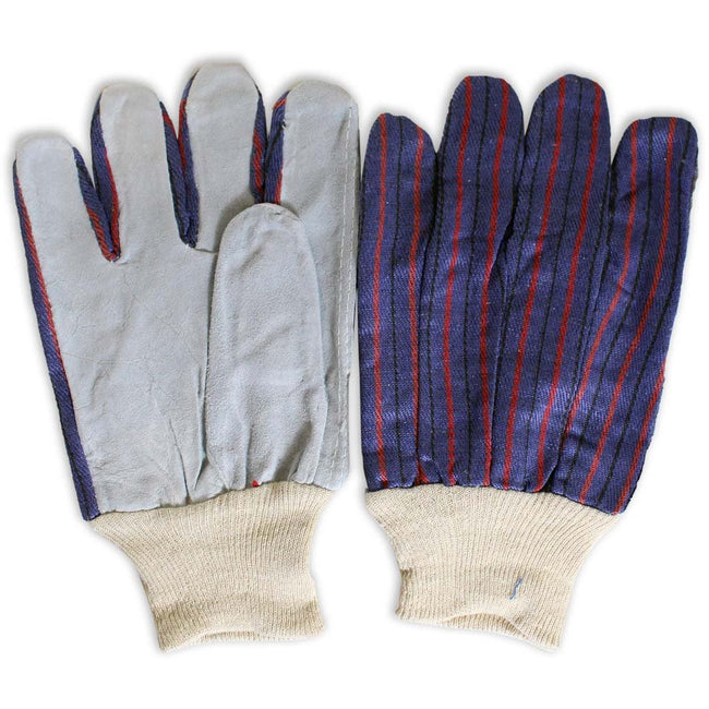 Men's Split Leather Workgloves (Pack of: 12) - GL-23000-Z12 - ToolUSA