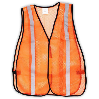 Mesh Safety Vest with Reflective Strip - ToolUSA