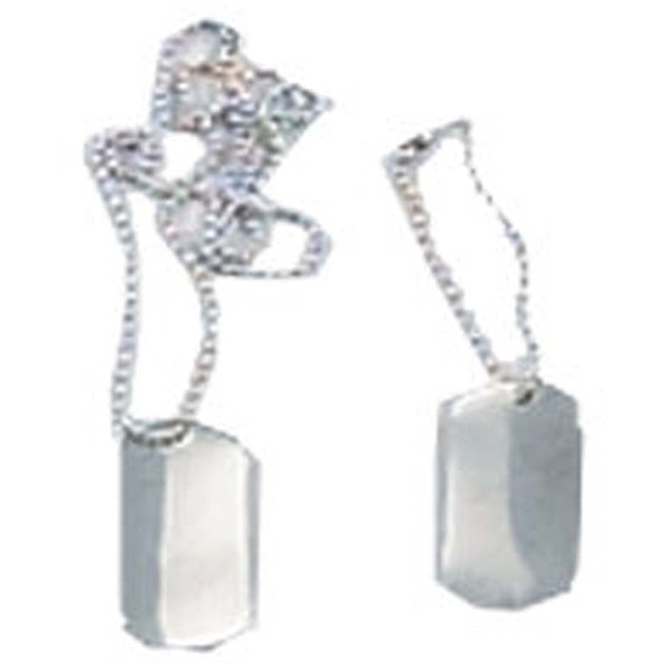 Metal Name Tag (Pack of: 2) - TC-88892-Z02 - ToolUSA