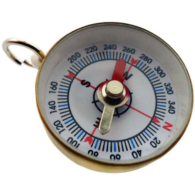 Mini Brass Compass (Pack of: 2) - PC-61100-Z02 - ToolUSA