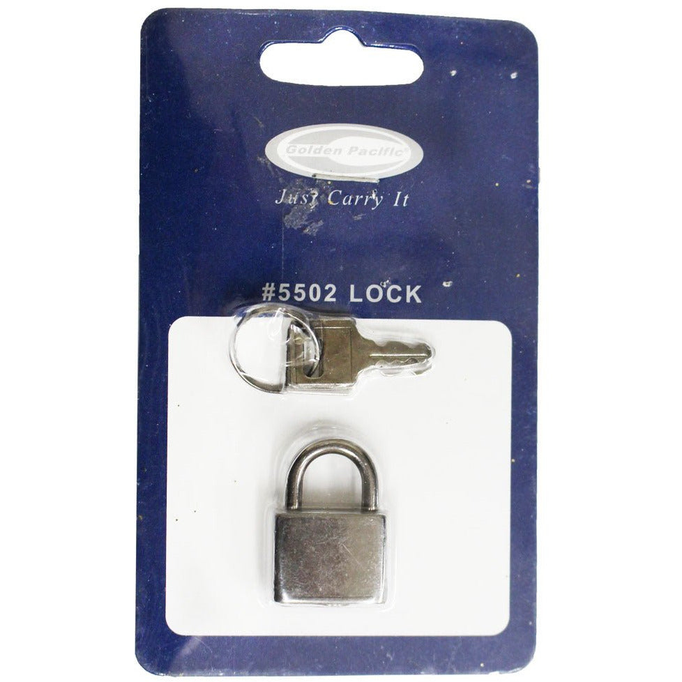 Mini Padlock With 2 Keys For Suitcase Or Briefcase (Pack of: 2) - TZ7320-TRAVL-Z02 - ToolUSA