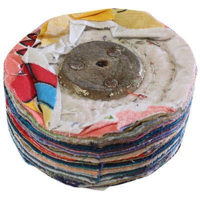 Multi-Colored Cotton Polishing/Buffing Wheel - ToolUSA