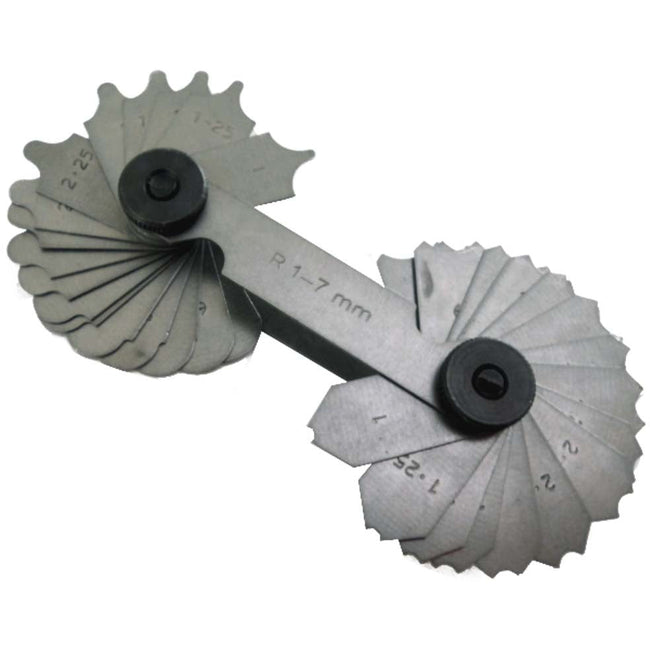 MULTI-TIP MILLIMETER RADIUS GAUGE - TM-92500 - ToolUSA