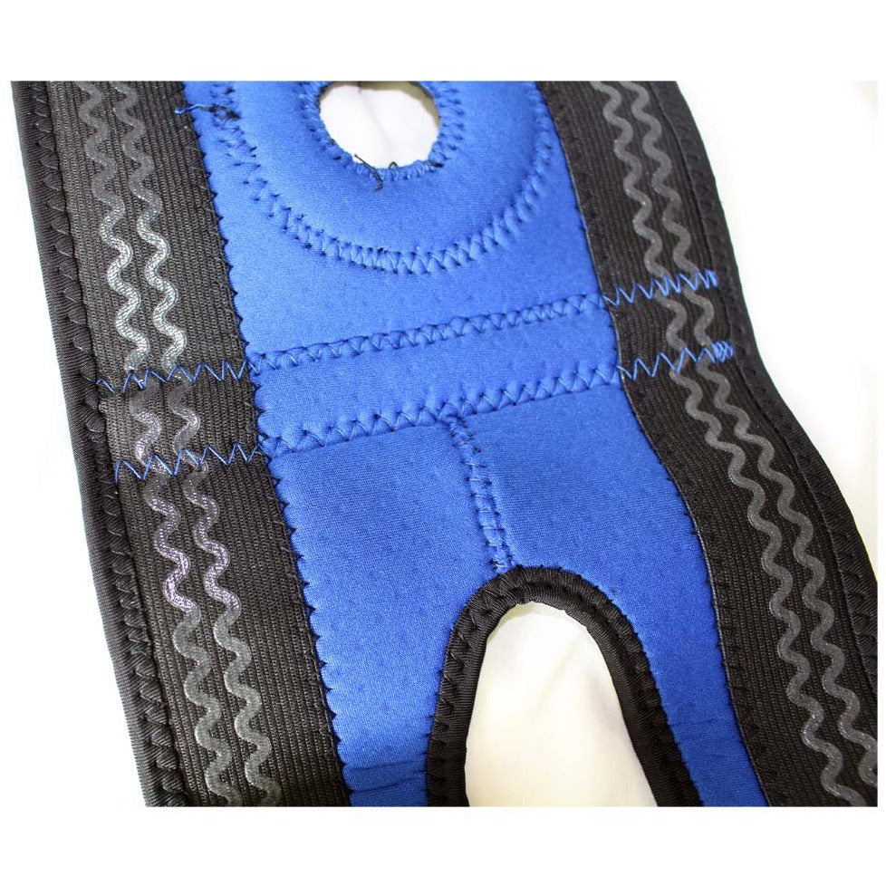 Neoprene Knee Support Wrap in Black and Blue - LK-LKCO-43011 - ToolUSA