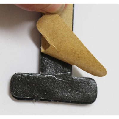 Numeral 1 Sign - 4 Inch Gold-Painted, Self Adhesive Plastic | For Home, Office - CR-28819 - ToolUSA