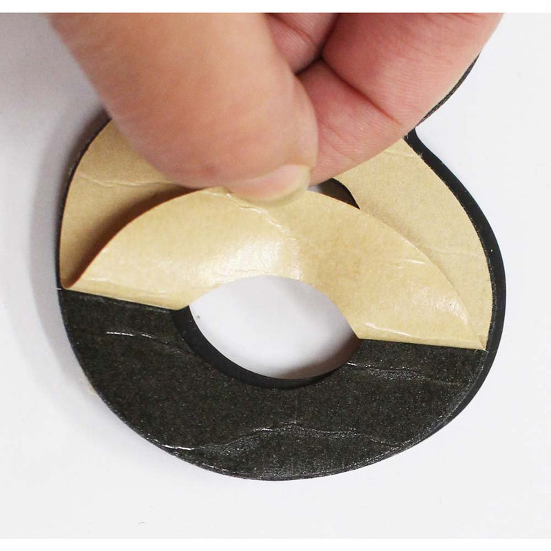 Numeral 8 Sign - 4 Inch Gold-Painted, Self Adhesive Plastic | For Home, Office - CR-28833 - ToolUSA