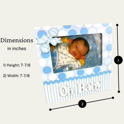 Oh Baby Cute Wooden Photo Frame for Baby, 8 x 8 Inches - HH-WF-10526 - ToolUSA