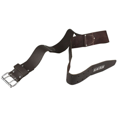 Oil Tanned Split Leather Tool Belt - BELT-2558-BK - ToolUSA