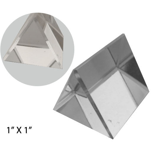 Optical Glass Triangular Prisim for Educational or Photography Use - ToolUSA
