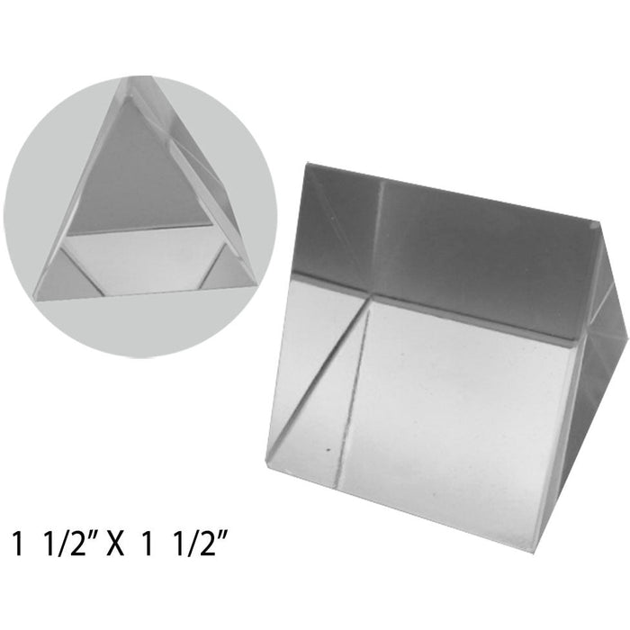 Optical Glass Triangular Prisim for Educational or Photography Use - ToolUSA