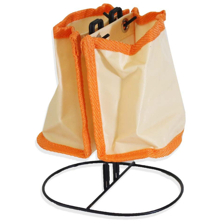 Orange Compact Desk Organizer on Wire Stand - AP4-773-YGB - ToolUSA