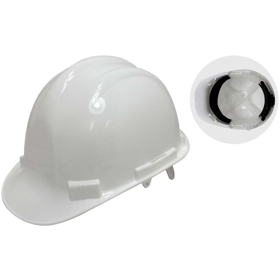 Osha Approved Adult Sized Hard Hat With Adustable Strap - ToolUSA