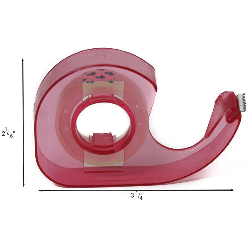 Package Of 3 Rolls Of Cellophane Tape-Complete With Dispensers - TAP-09209 - ToolUSA
