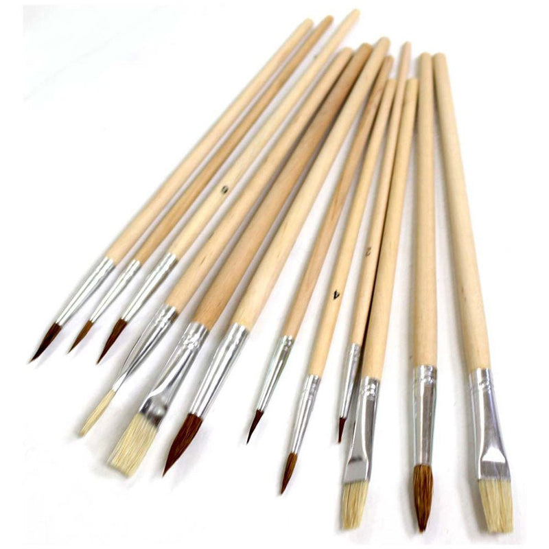 Palette And Brush - 12 Piece Set - CR-06342 - ToolUSA
