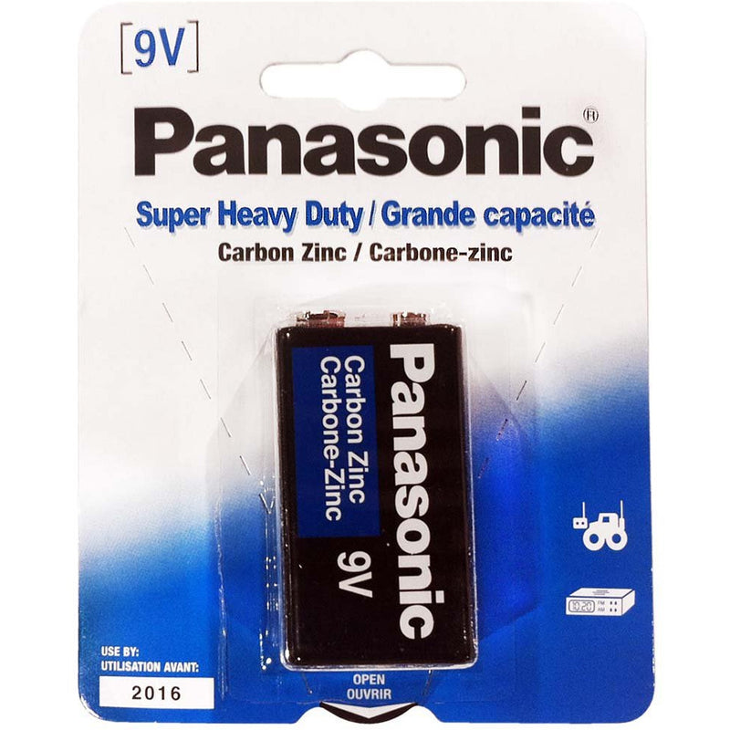 Panasonic Heavy Duty 9 Volt Battery (Pack of: 2) - BPN-9V-1PK-Z02 - ToolUSA