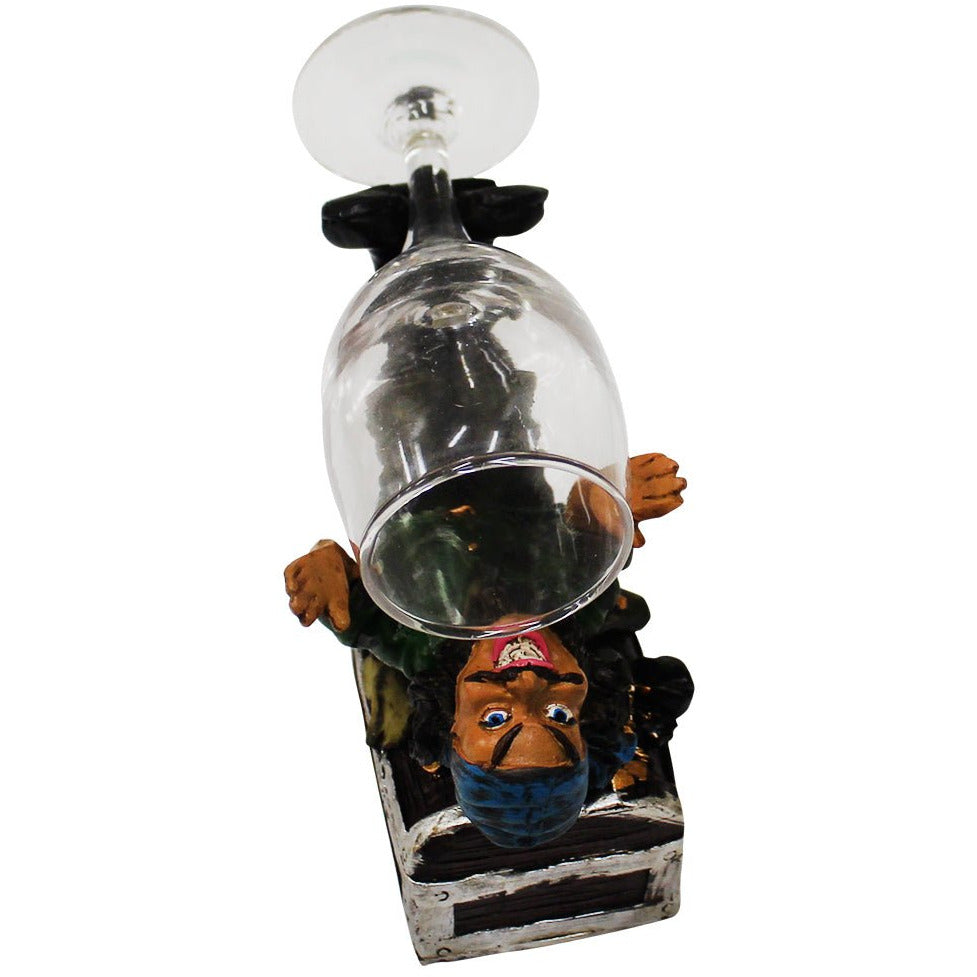 Pirate Statue & Wine Glass - 208-1462-YX - ToolUSA