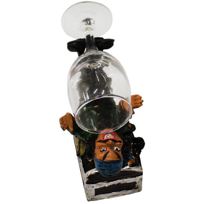 Pirate Statue & Wine Glass - 208-1462-YX - ToolUSA