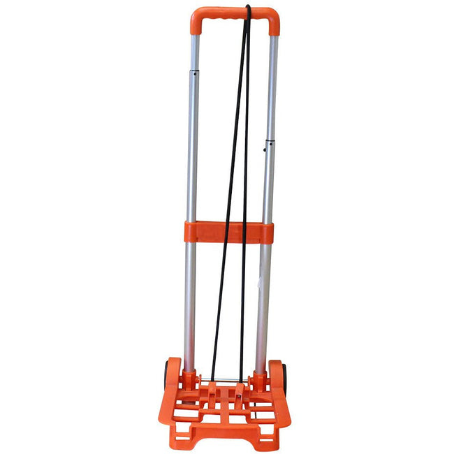 Plastic and Aluminum Foldable Luggage Cart Dolly with Elastic Freight Band - CART-LUG-PP - ToolUSA